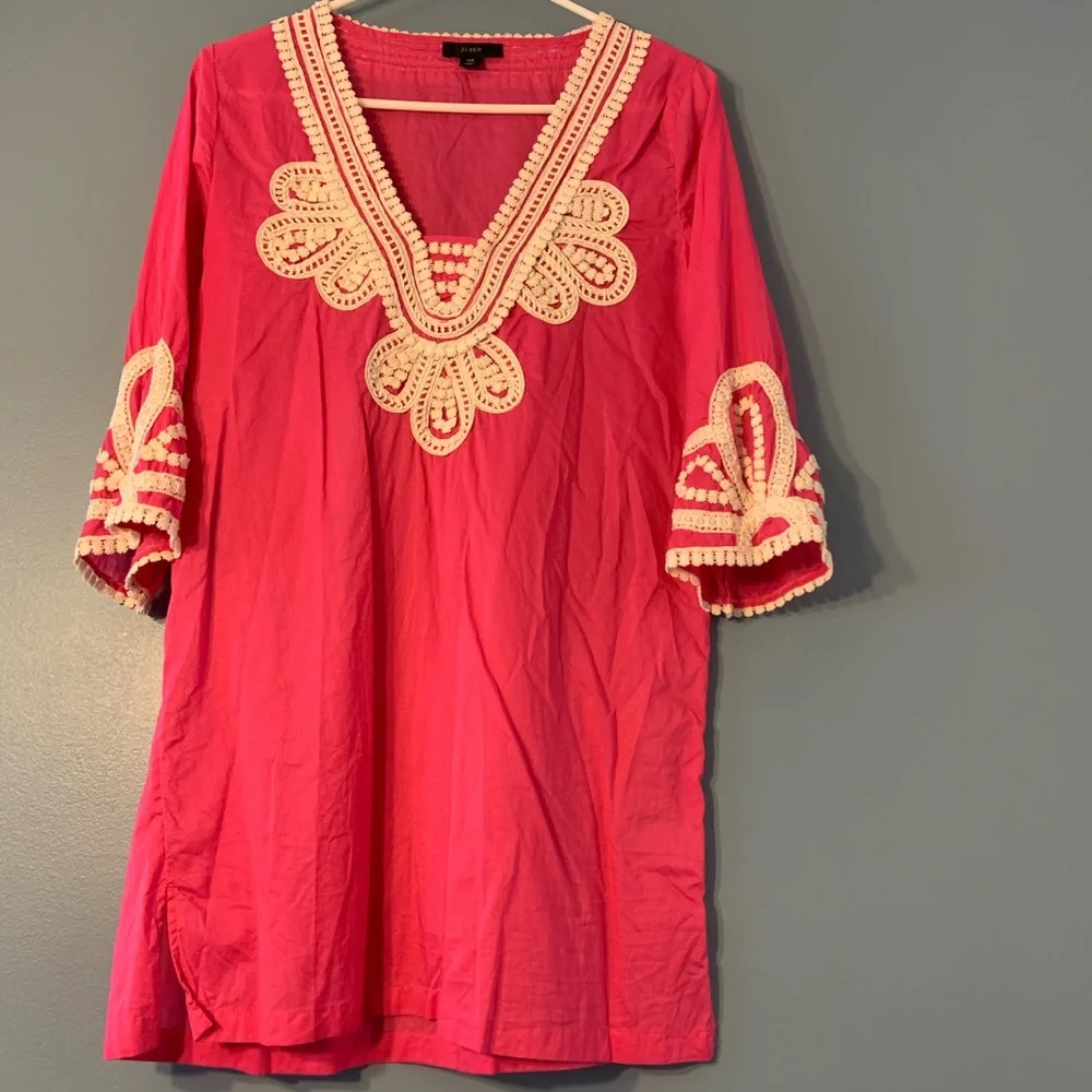 J Crew pink summer midi dress - Picture 3 of 8